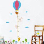 Αυτοκόλλητα Tοίχου Αναστημόμετρο Height Charts Hot Air Balloon