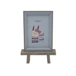 Επιτραπέζια Κορνίζα Ξύλινη 10x15cm Μπλε και Φυσικό